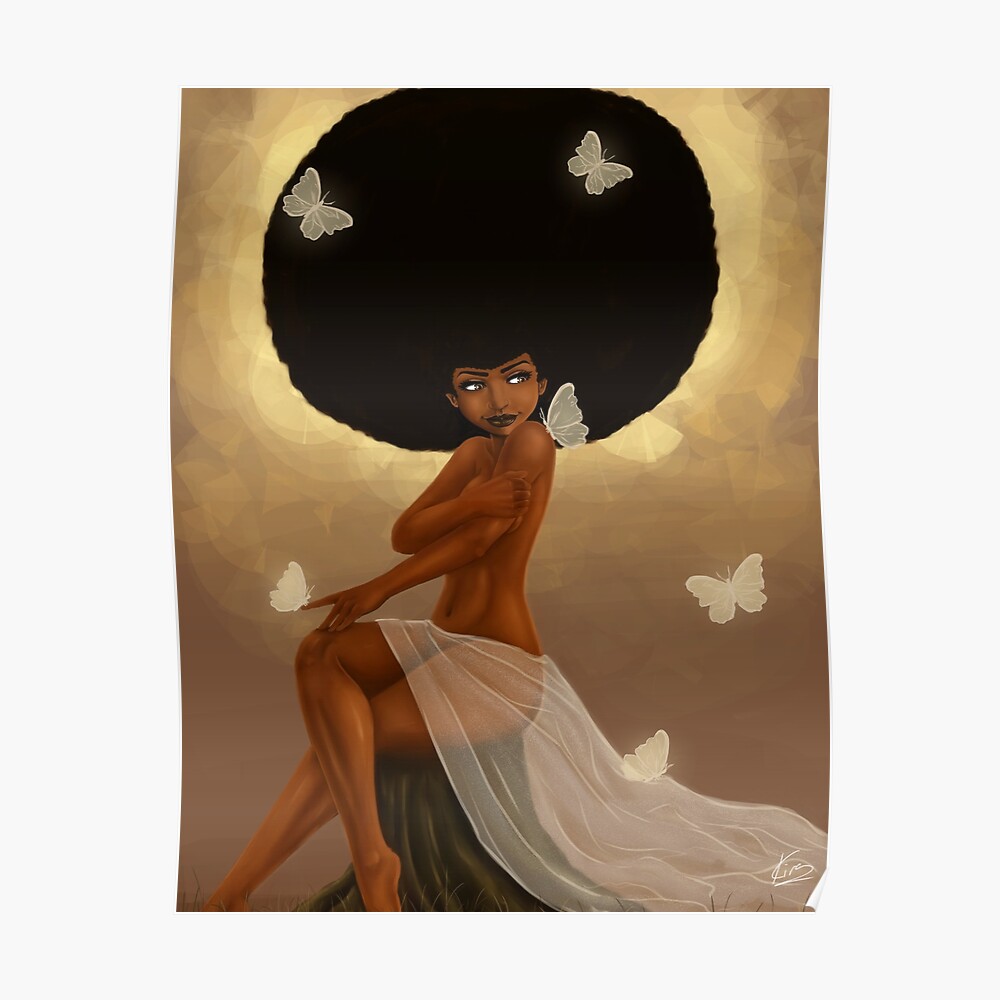  black woman poster