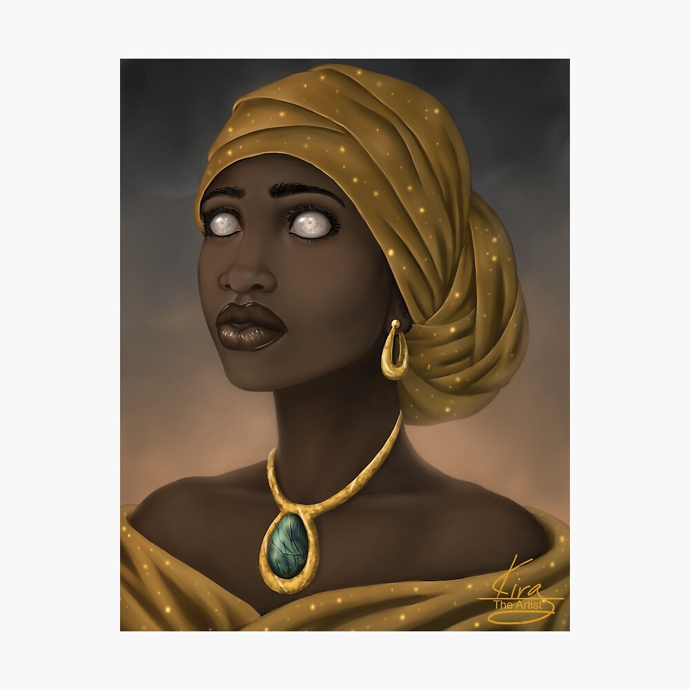 black woman fantasy art