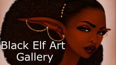 Button-black elf art gallery