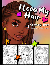 Product image of a I Love My Hair Coloring Book