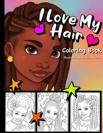Product: Black girl Coloring Book