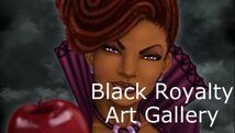 Button-black royalty art gallery
