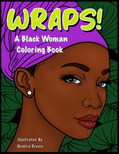 Black Woman Coloring Book cover
