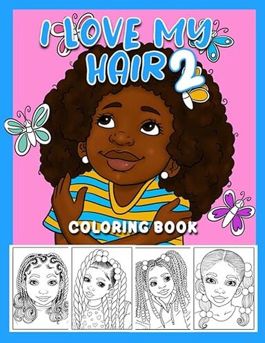 Black Girls Coloring Book covers