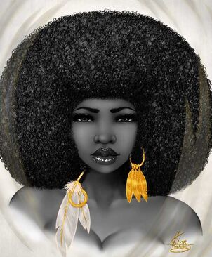 black woman art